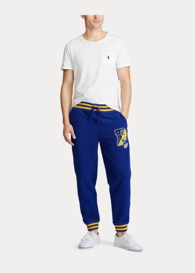 Joggers Polo Ralph Lauren Hombre Azul Rey Azules - Letterman - HOSFP5861